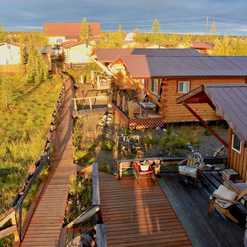Henry's Coffee House at EarthSong Lodge & Cabins offering coffee and breakfast near Denali cabin rentals