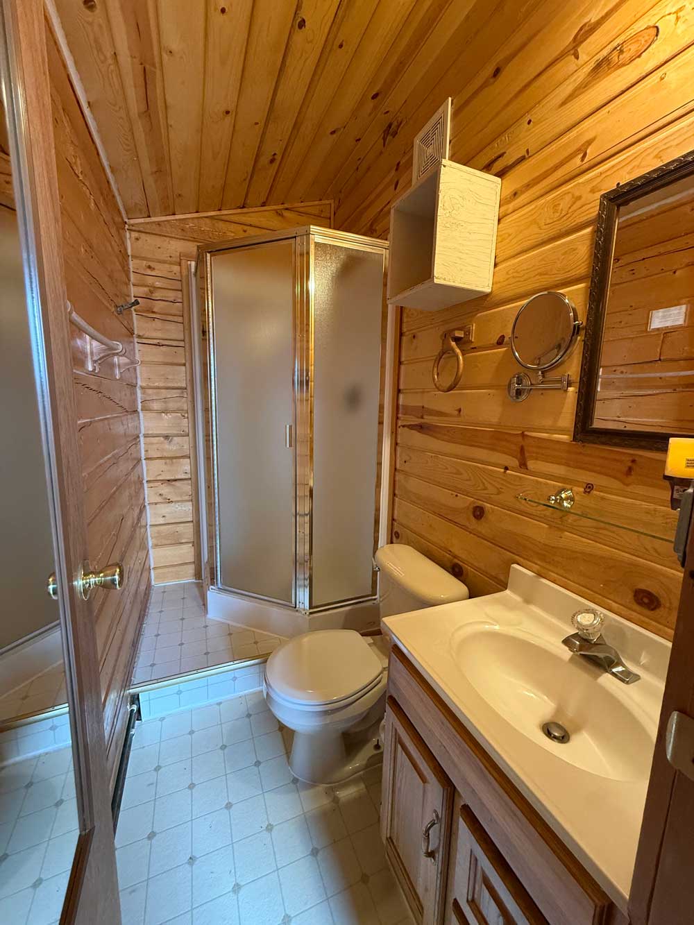 Cabin Exterior at EarthSong Lodge & Cabins