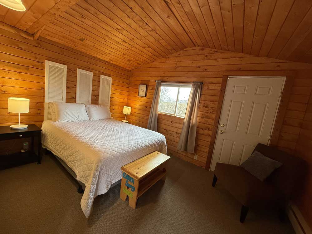 Cabin Exterior at EarthSong Lodge & Cabins