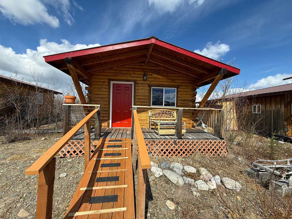 Shower at EarthSong Lodge & Cabins